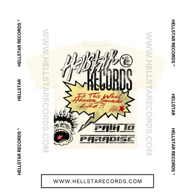 Back view of Hellstar Studios Record Tee by Hellstar Studios