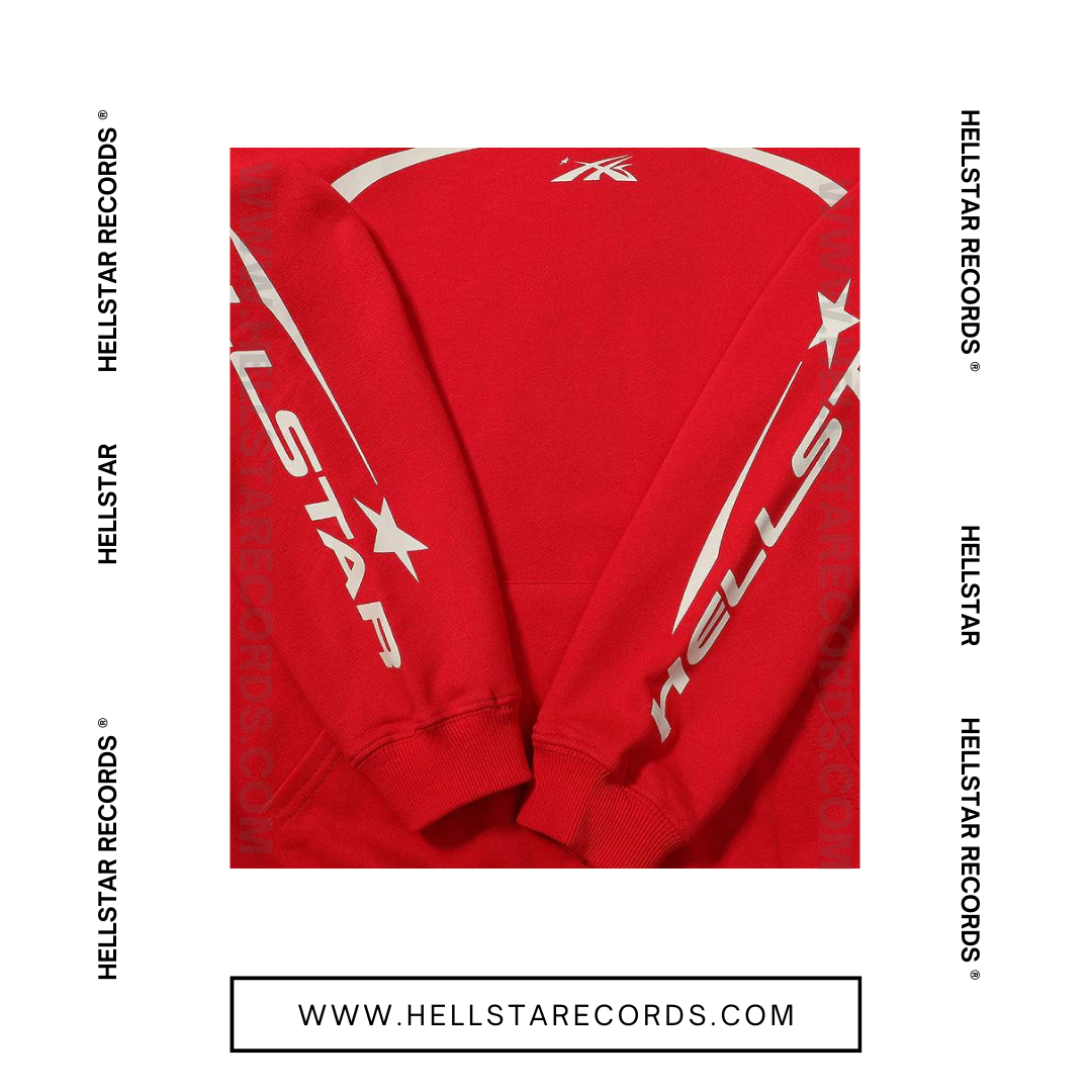 Hellstar Sports Pullover Hoodie - Black & Red Edition