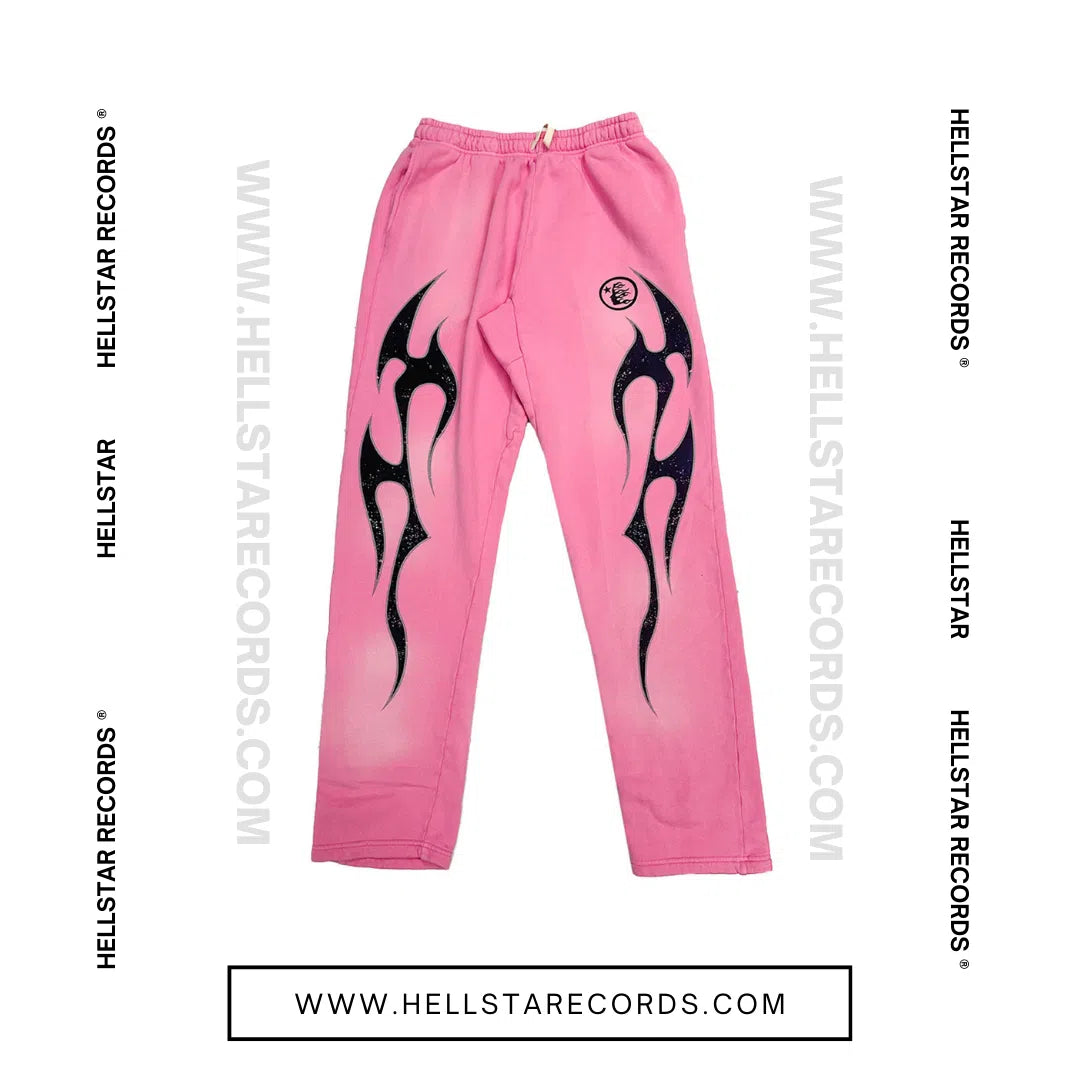 Hellstar Pink Flame Sweatpants