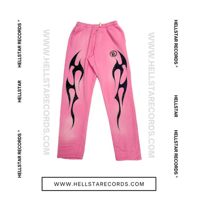 Hellstar Pink Flame Sweatpants by Hellstar Studios