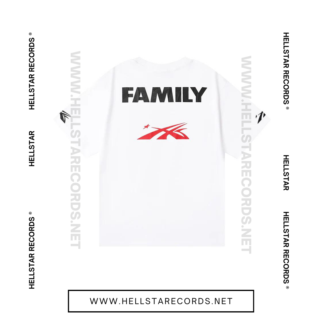 Hellstar Sports Family Tee - White Back Graphic FAMILY Design