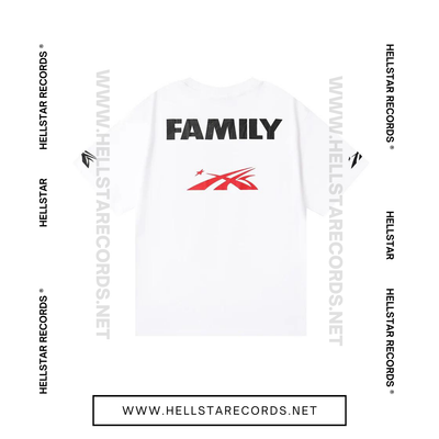 Hellstar Sports Family Tee - White Back Graphic FAMILY Design